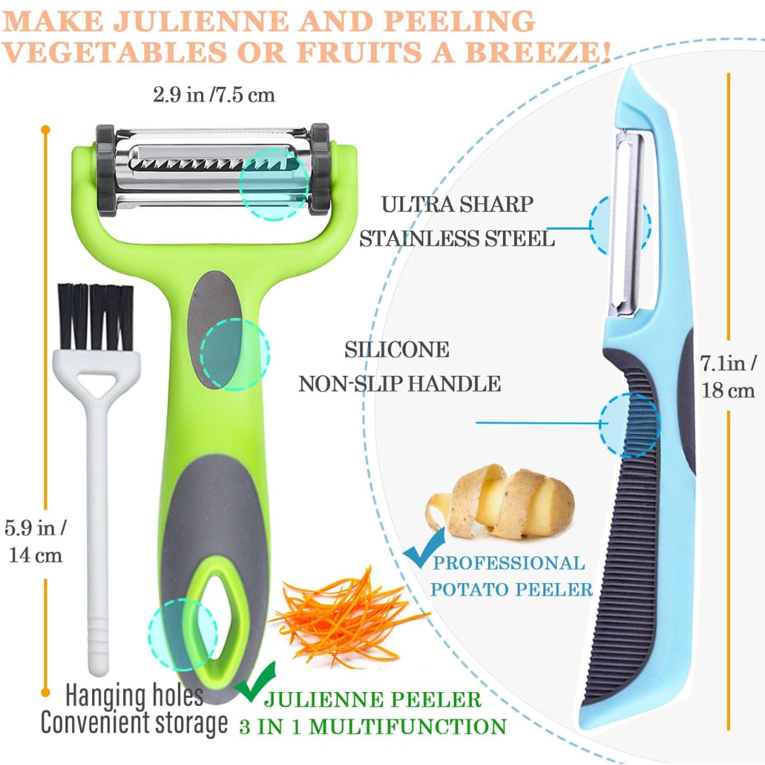 VeggieMaster 3-in-1 Julienne Peeler