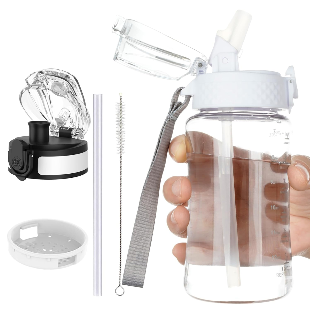EcoFlow - BPA-Free Tritan Water Bottle with Straw