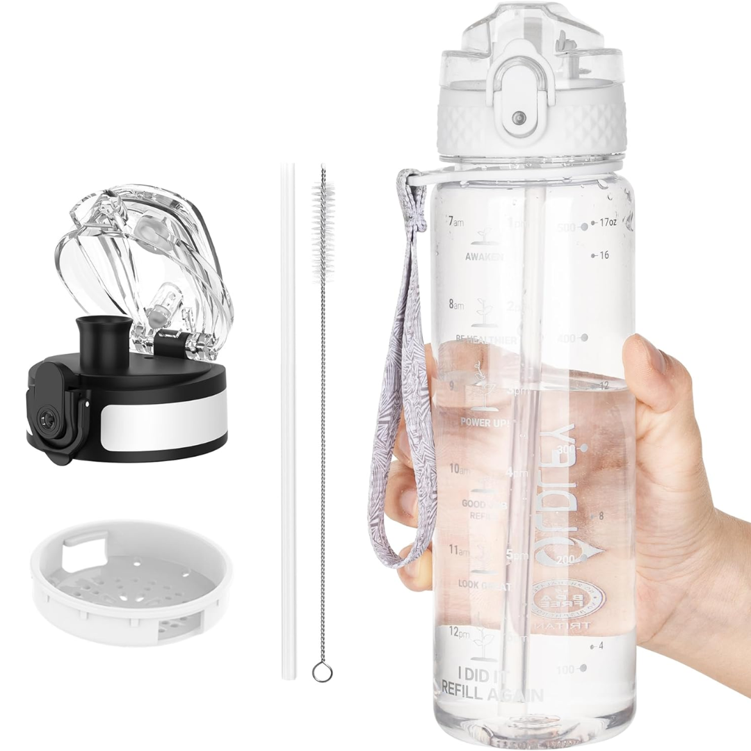 EcoFlow - BPA-Free Tritan Water Bottle with Straw