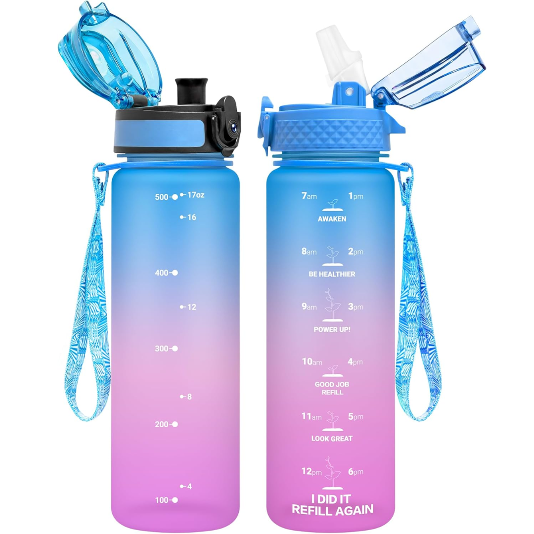 EcoFlow - BPA-Free Tritan Water Bottle with Straw