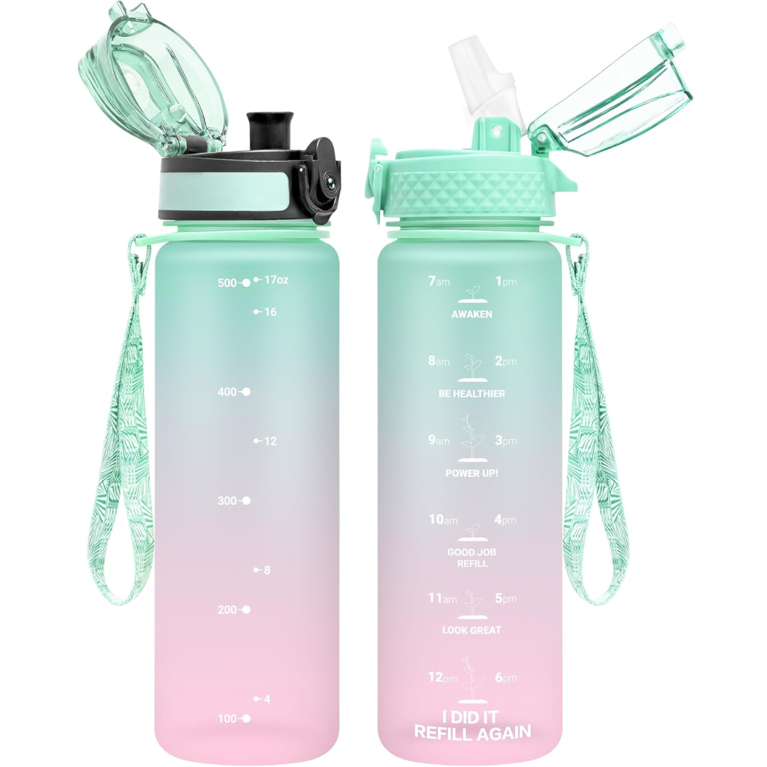 EcoFlow - BPA-Free Tritan Water Bottle with Straw
