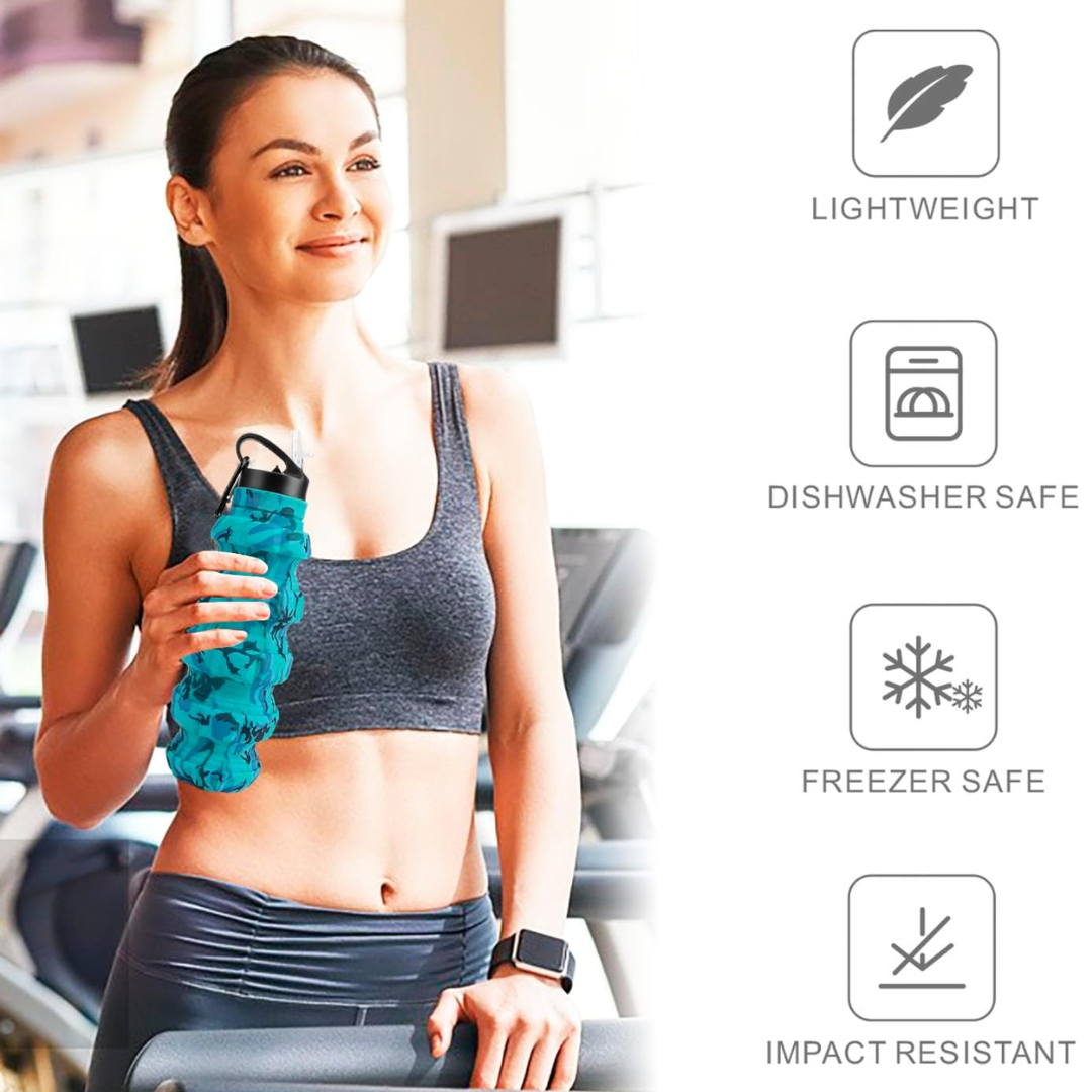 FlexiBottle - Foldable Silicone Travel Cup 575ml