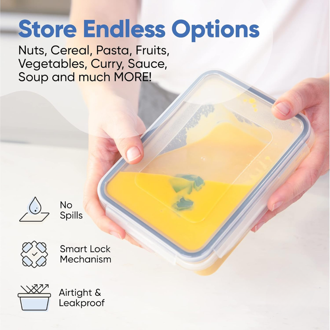 StoreMaster - Luxury Airtight Storage Container Set (16 Pieces)
