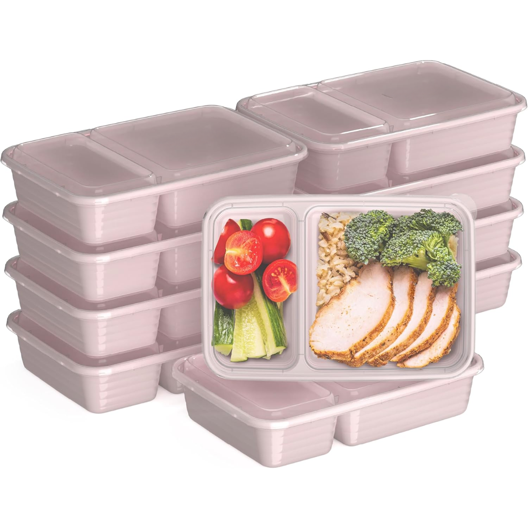 EcoBox - 2-Compartment Food Container Set