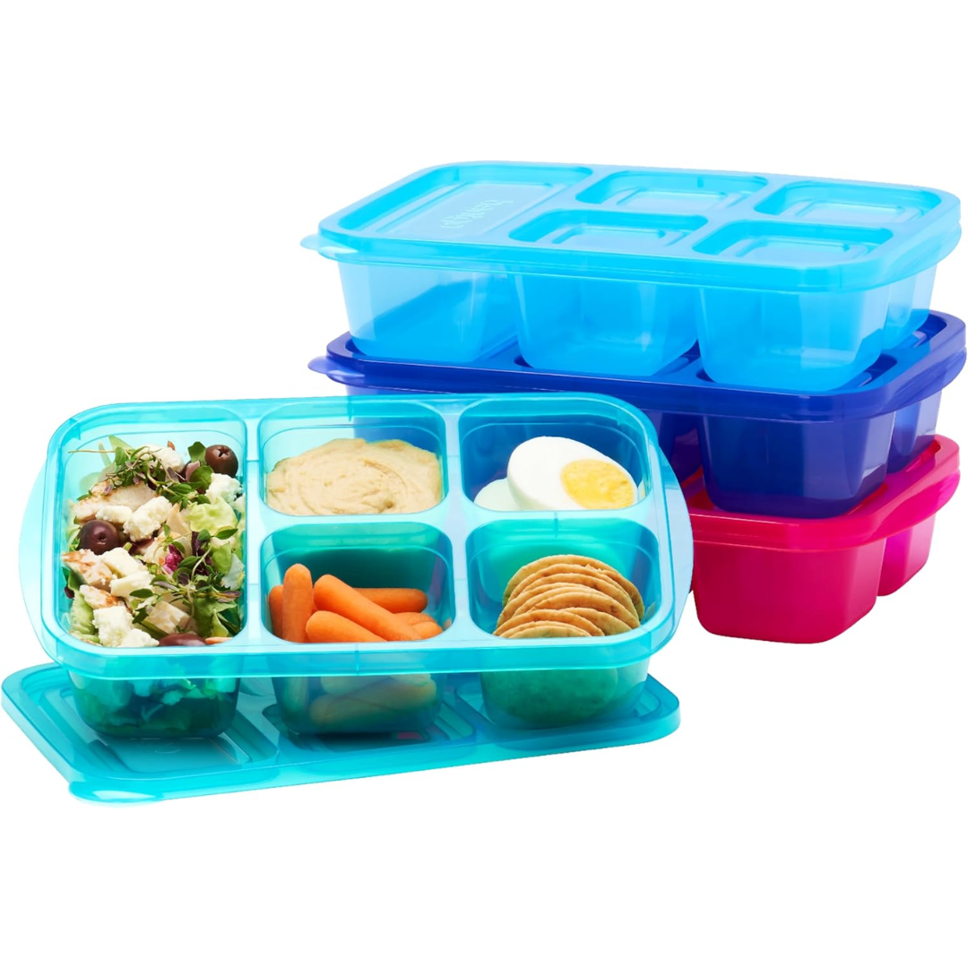 EcoStore - Reusable 5-Compartment Meal Prep Container Set of 8