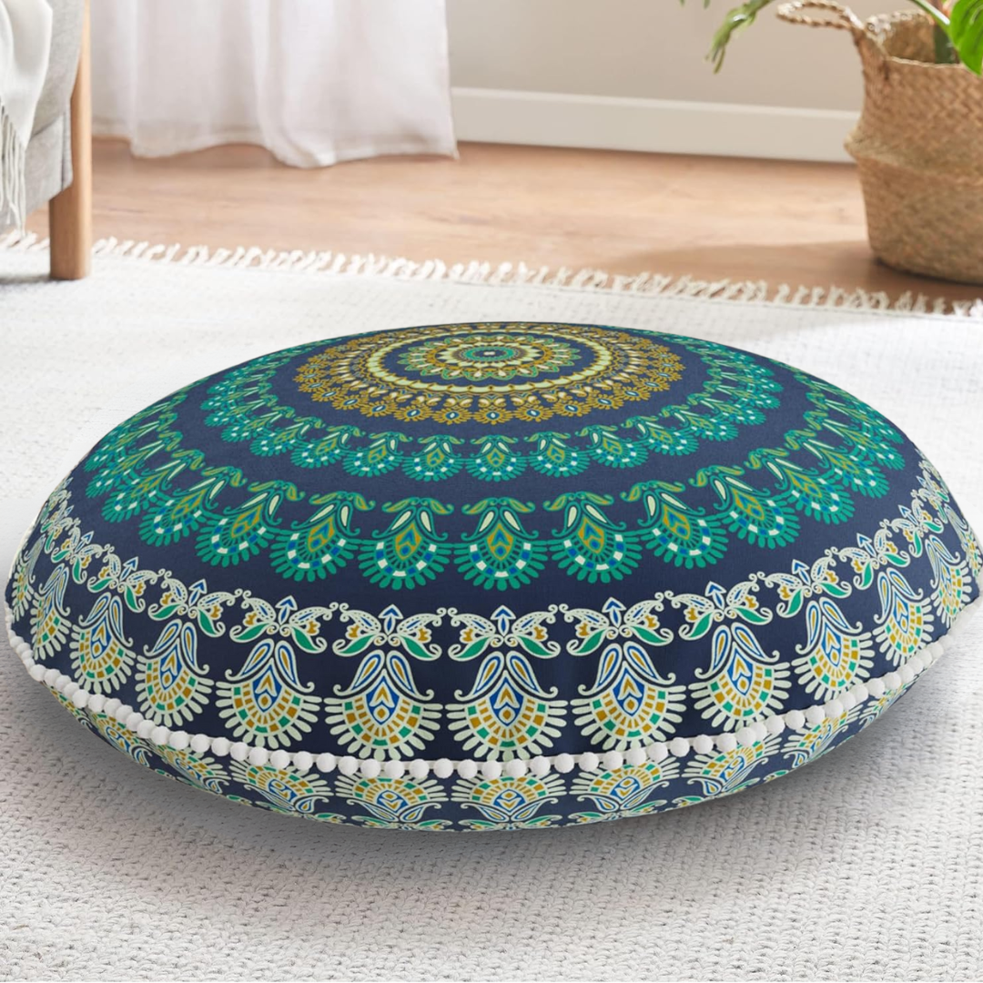 MandalaCushion - Bohemian Meditation Cushion