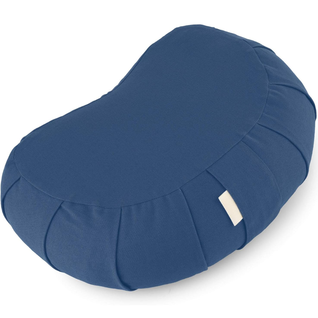 EcoCalm - Curved Organic Cotton Meditation Cushion