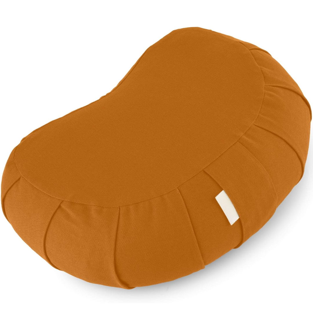 EcoCalm - Curved Organic Cotton Meditation Cushion