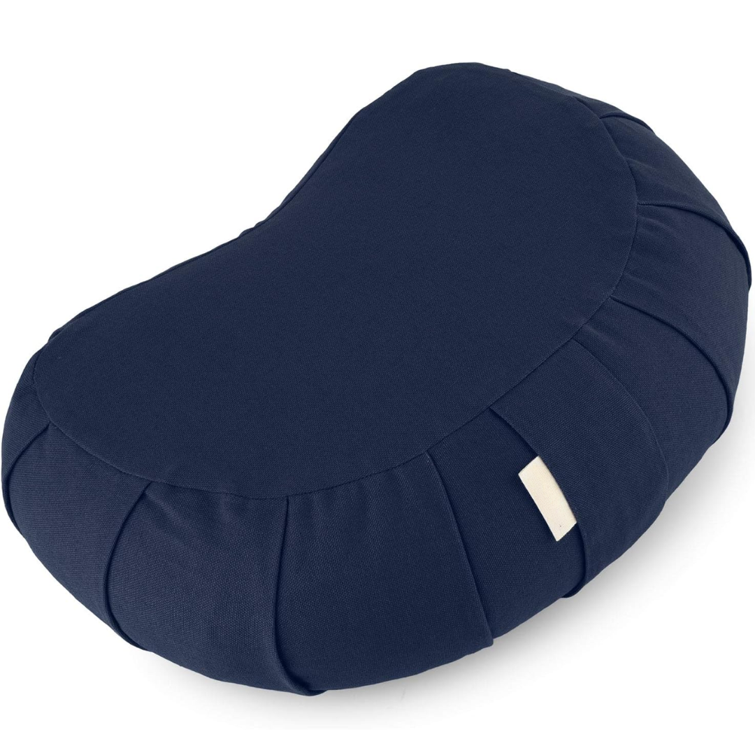 EcoCalm - Curved Organic Cotton Meditation Cushion