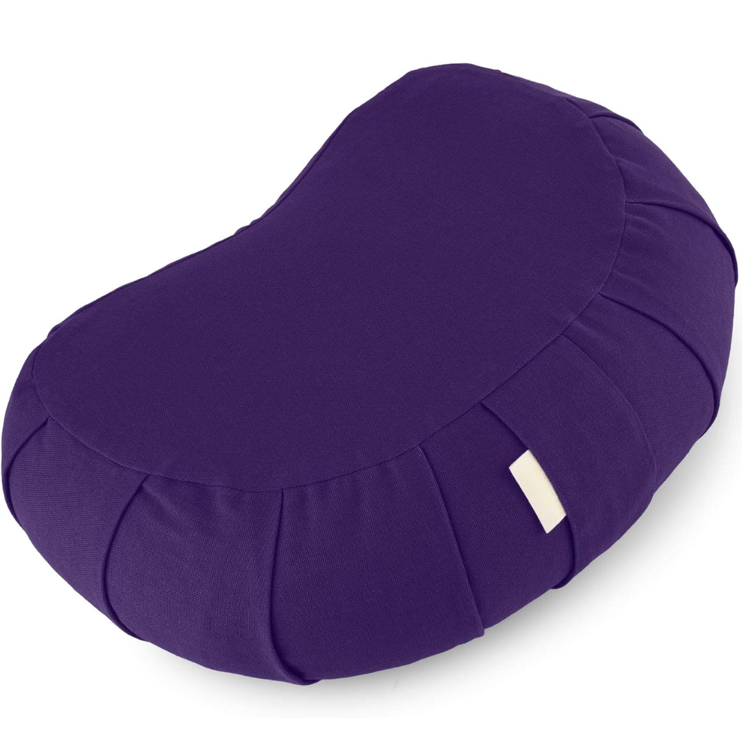 EcoCalm - Curved Organic Cotton Meditation Cushion