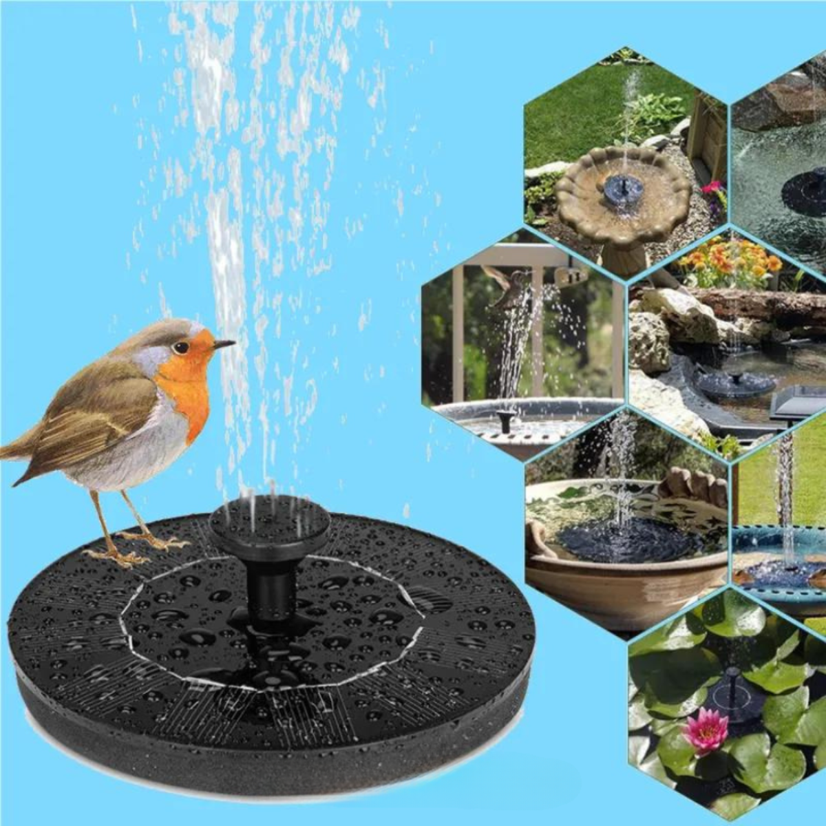 Birdbuddy - Solar Garden Water Fountain