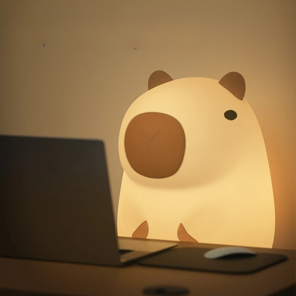 Capybara Night Light - Calming Kids Sleep Lamp