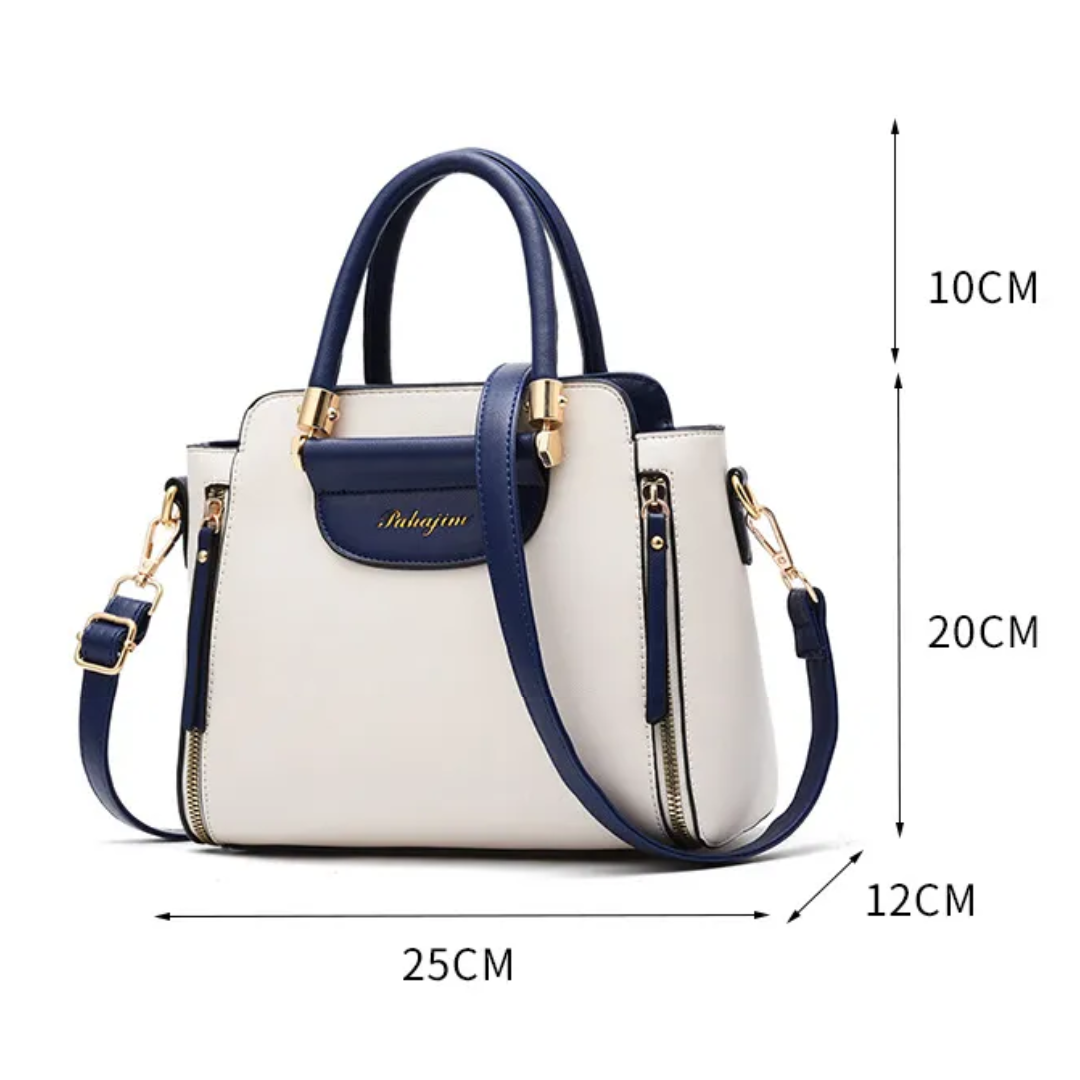 ChicCarry - Stylish Two-Tone Tote Bag for Every Occasion