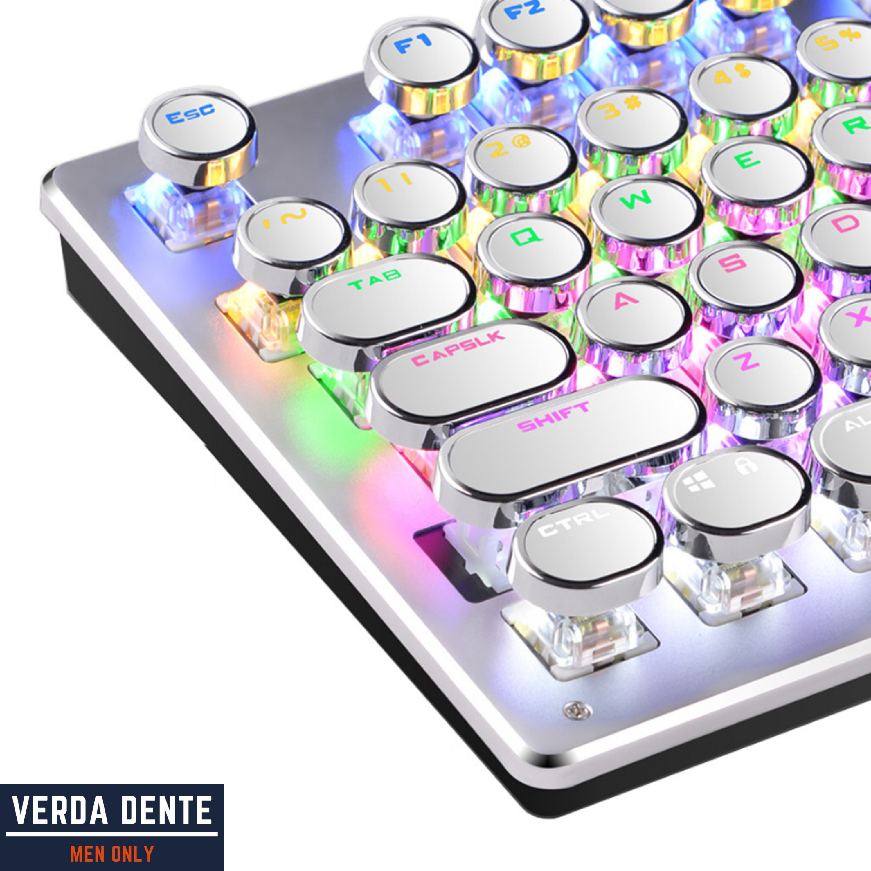 PunkType Mechanical Keyboard - RGB Backlit Keyboard for Work and Gaming