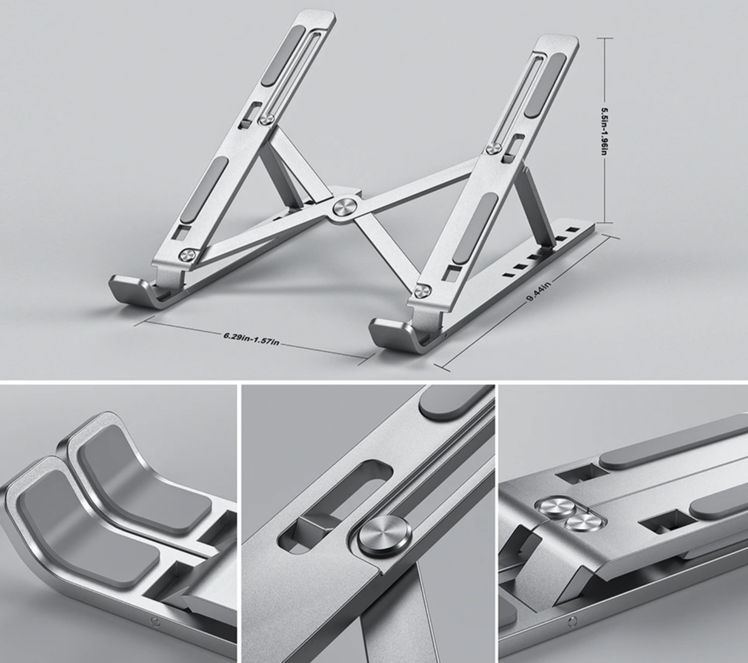 SCITEC Elevate - Adjustable Laptop Stand, 6 Heights