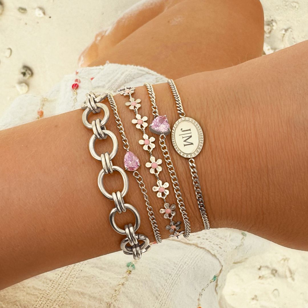 Heart Birthstone Bracelet - Meaningful Personalized Gemstone Bracelet