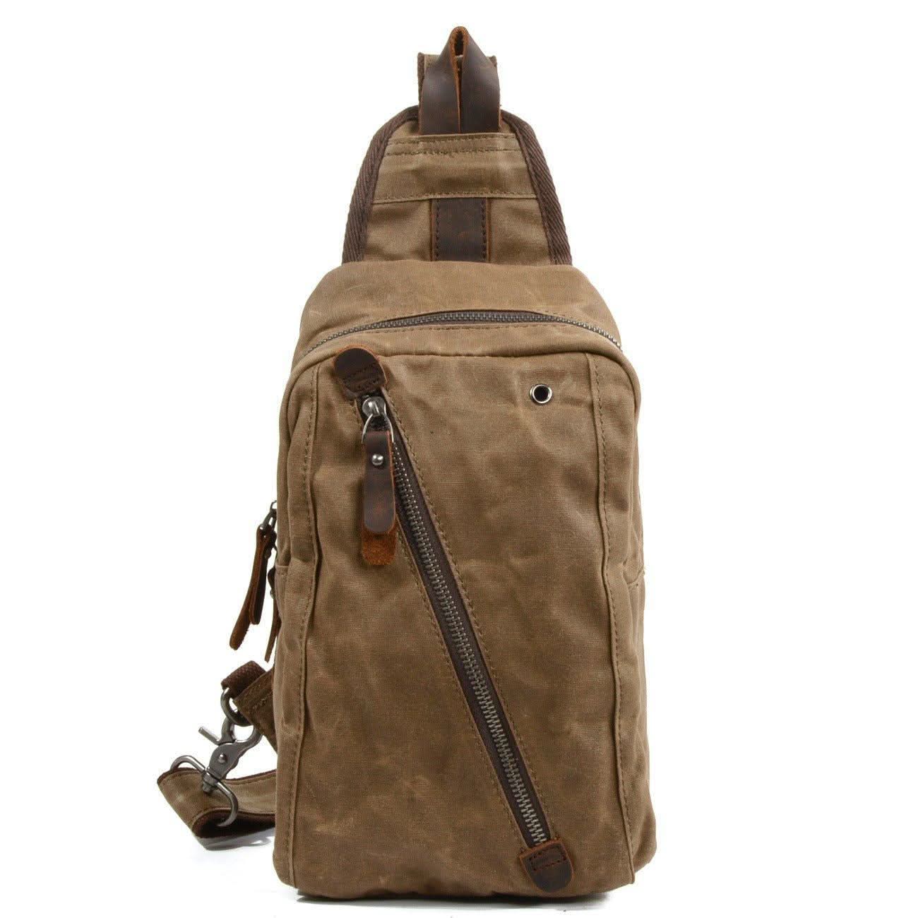 Urban Explorer | Women's Waxed Canvas Backpack with Waterproof Design | Stylish & Organized for Active Lifestyles 10