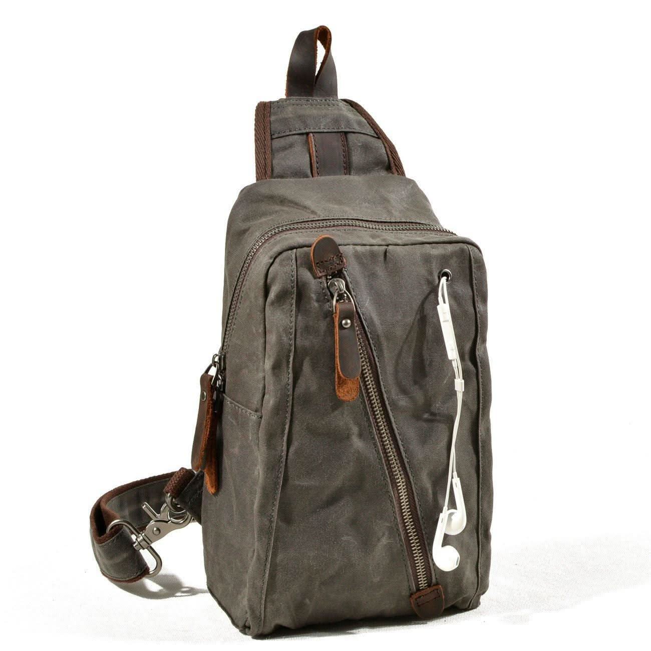 Urban Explorer | Women's Waxed Canvas Backpack with Waterproof Design | Stylish & Organized for Active Lifestyles 9