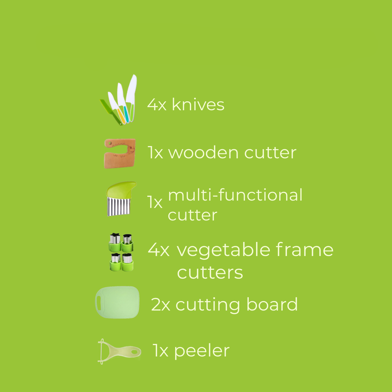 LittleChefs Palate - Kids Cooking Tool Set
