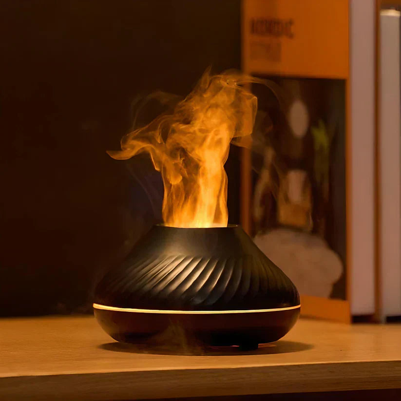 LumoMist - Stylish Aroma Diffuser with Flame Effect