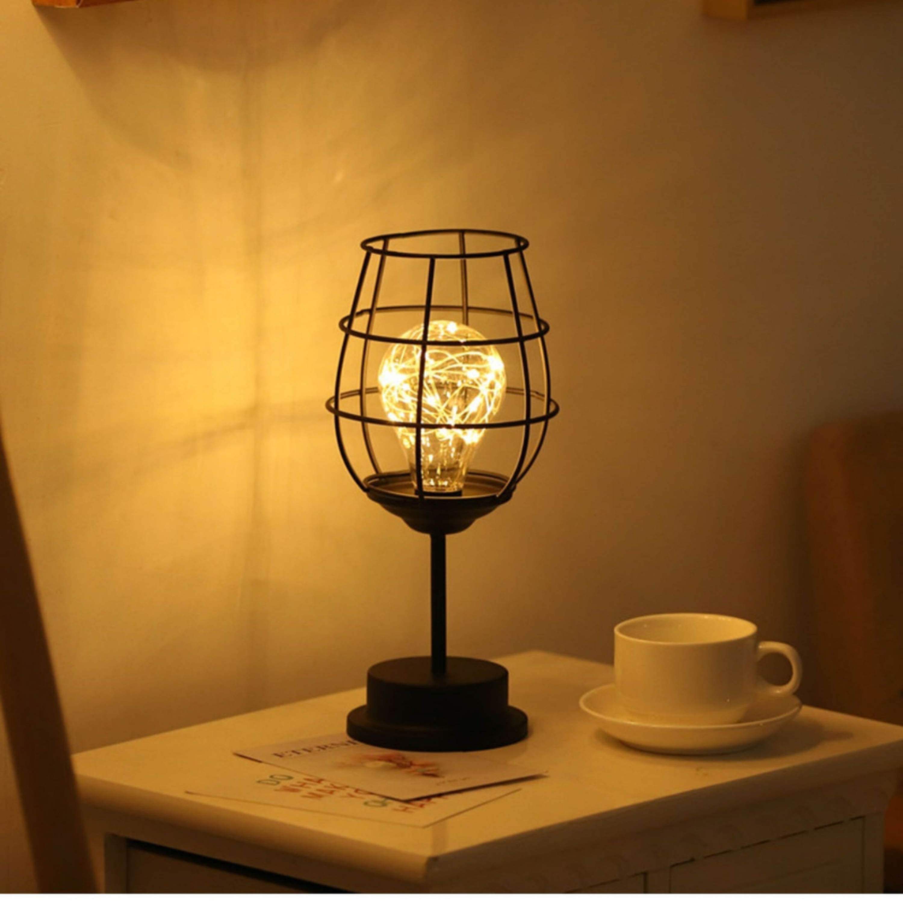 VeloraGlow | Elegant Wireless LED Table Lamp for Cozy Ambiance 2