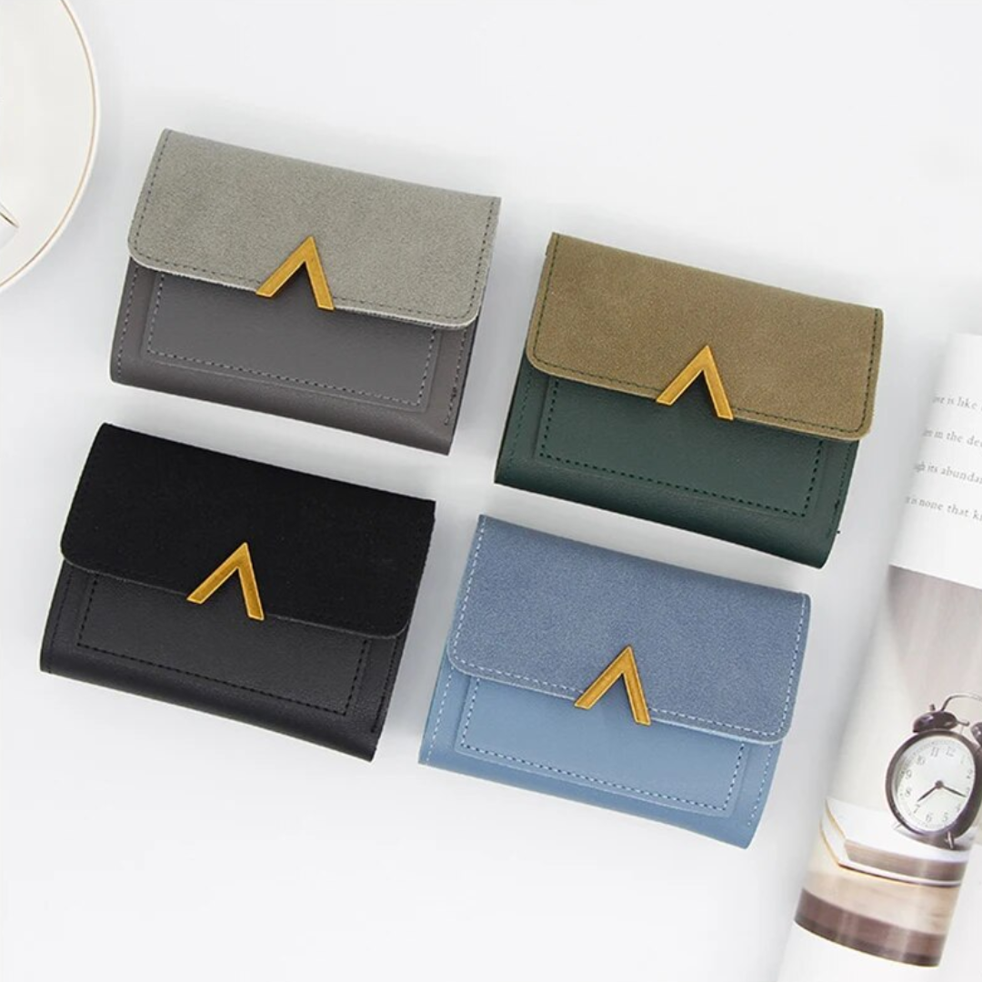 VelvetCoin Wallet - Compact Leather Coin Wallet for Women