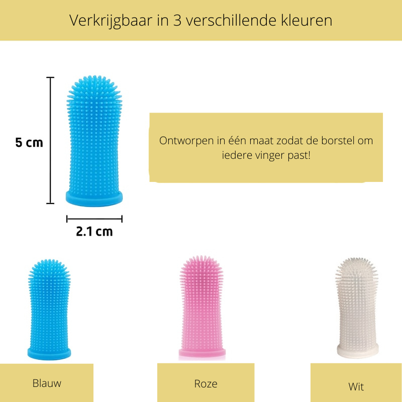 PawClean Pro - Gentle Dog Dental Finger Brush