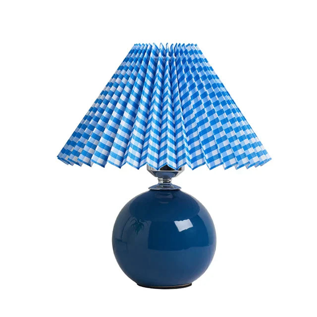 Lumiere Vintage Table Lamp - Classic Fabric Shade