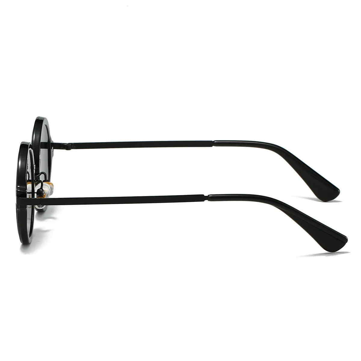 Vintage-Inspired Circular Sunglasses - Durable Metal Frame with Anti-Glare Lenses for Timeless Style 5