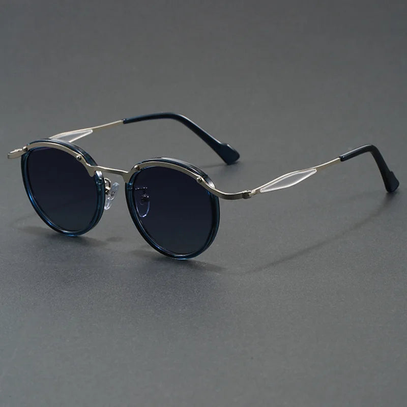 Vintage-Inspired Round Sunglasses - Stylish UV400 Protection for Everyday Wear 2