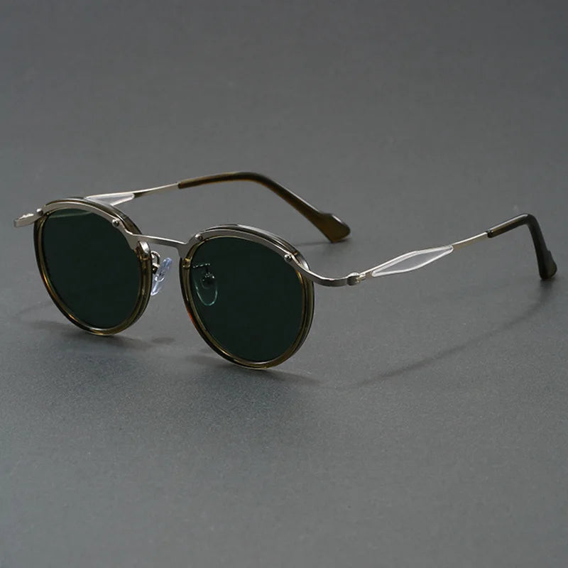 Vintage-Inspired Round Sunglasses - Stylish UV400 Protection for Everyday Wear 3