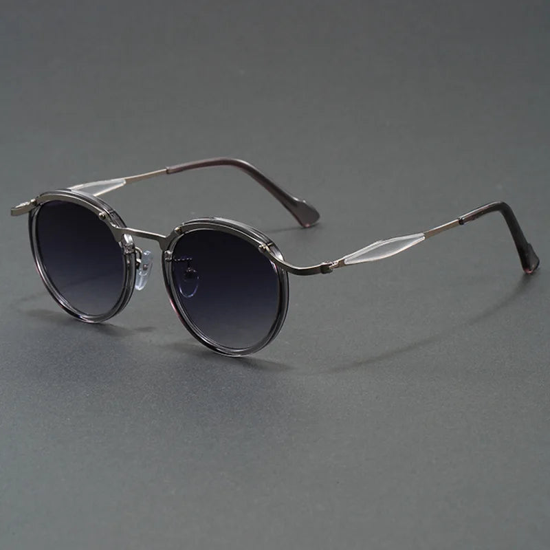Vintage-Inspired Round Sunglasses - Stylish UV400 Protection for Everyday Wear 4