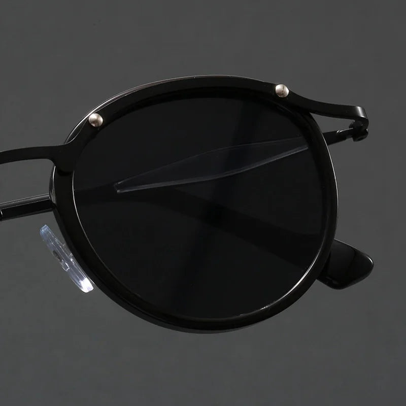Vintage-Inspired Round Sunglasses - Stylish UV400 Protection for Everyday Wear 6