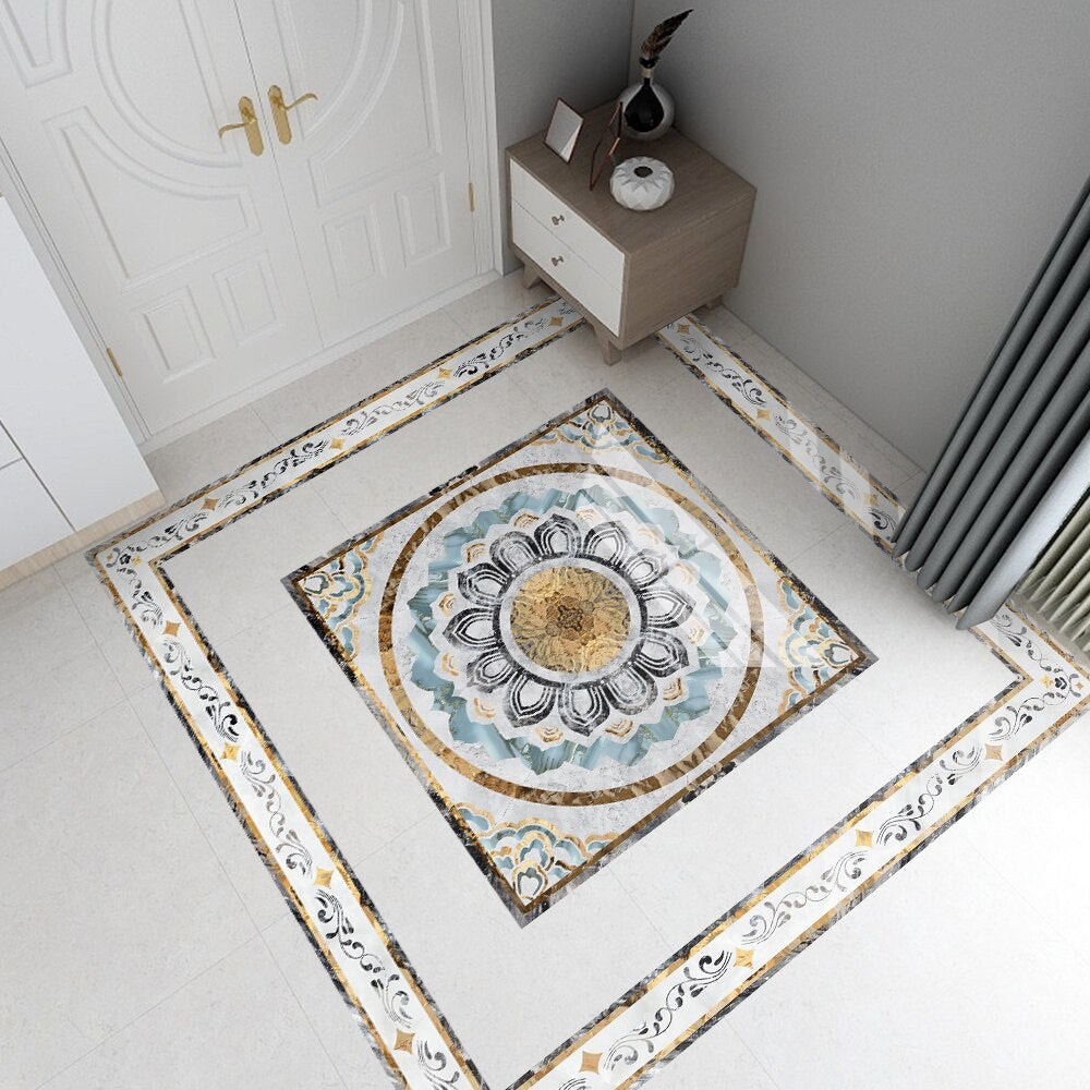 DesignFloor Stickers - Vintage Vinyl Floor Decal for Your Interior