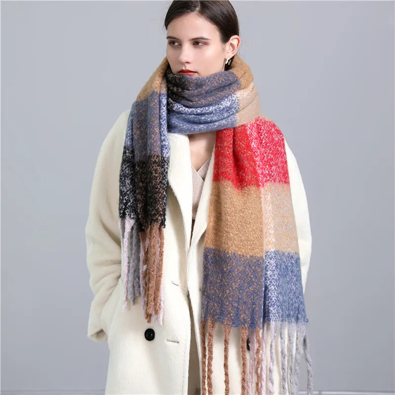 CosyPlaid Scarf - Warm Plaid Winter Scarf