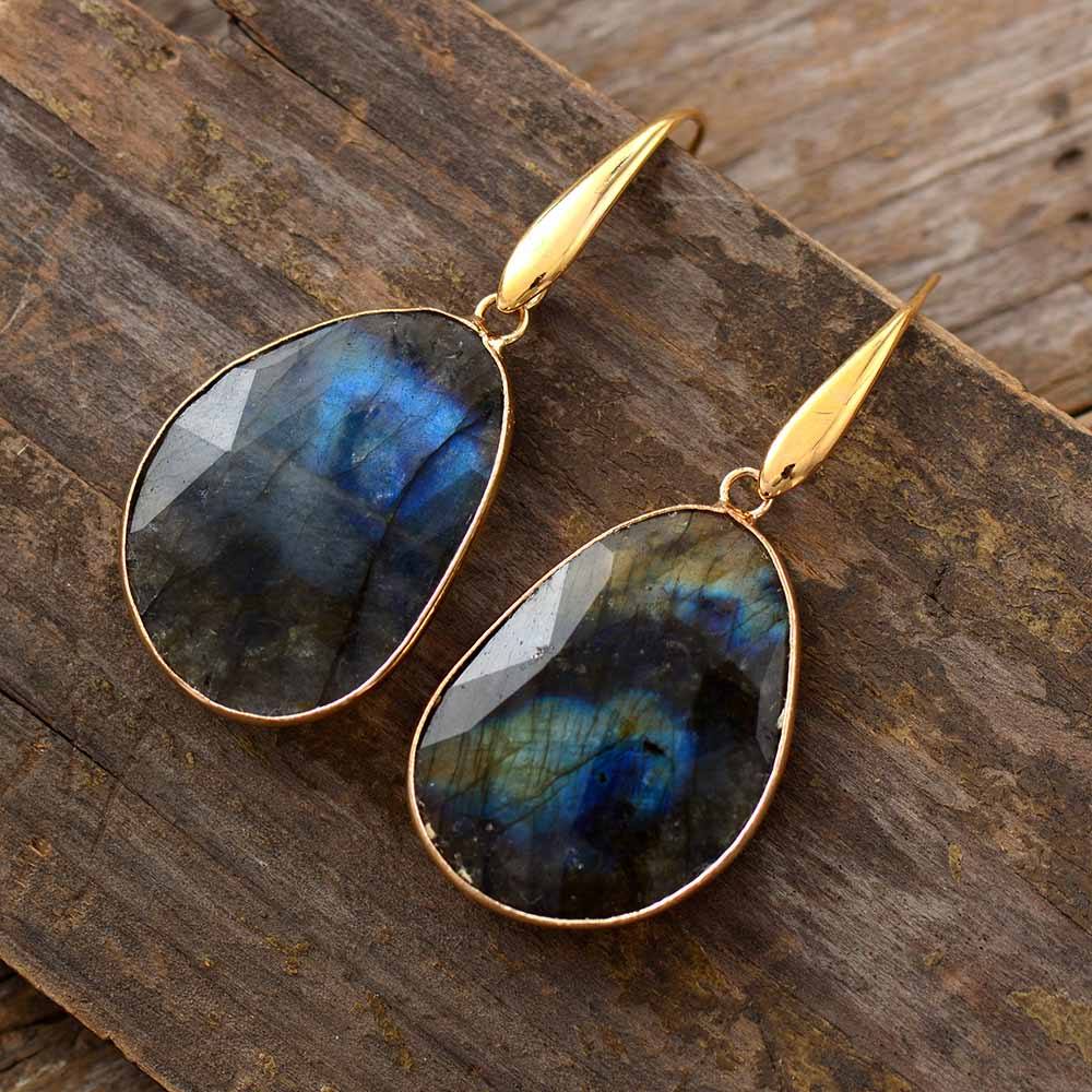 Labradorite Dream Drop Earrings
