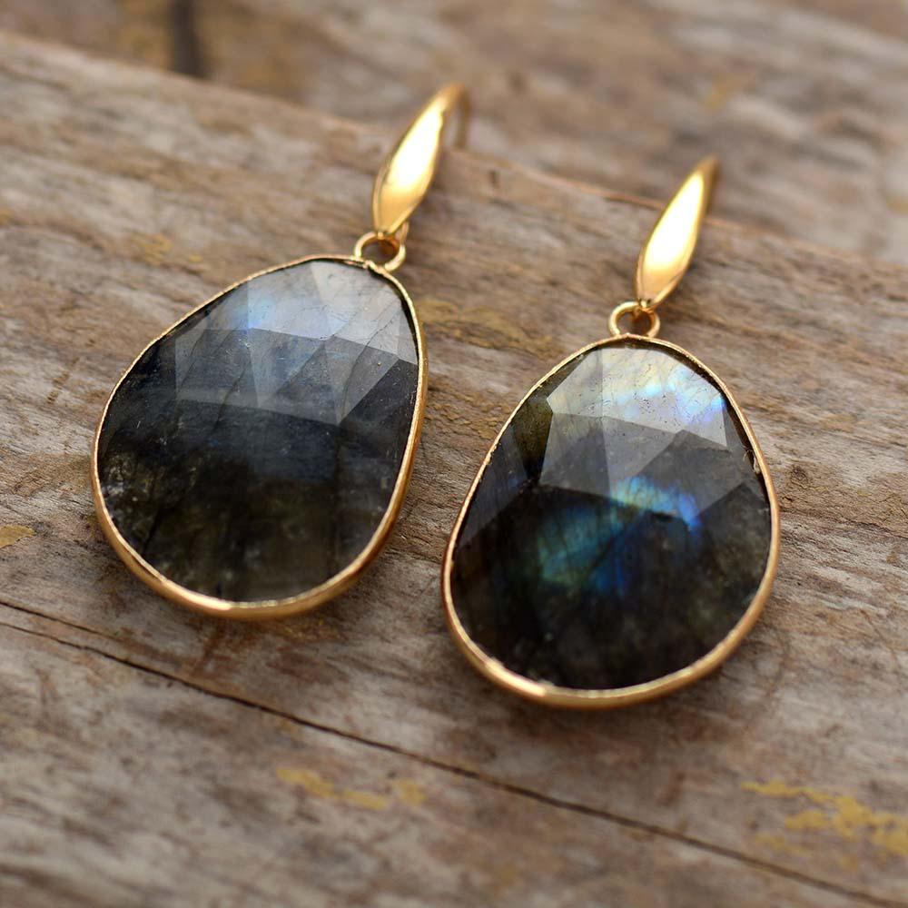 Labradorite Dream Drop Earrings