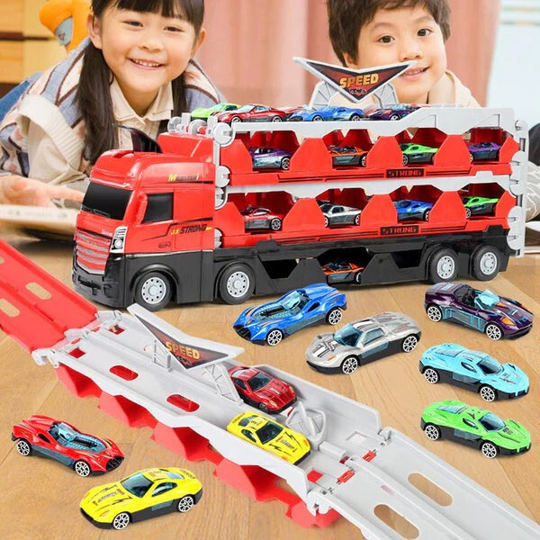 MegaTransporter - Toy Car Carrier with Mini Cars