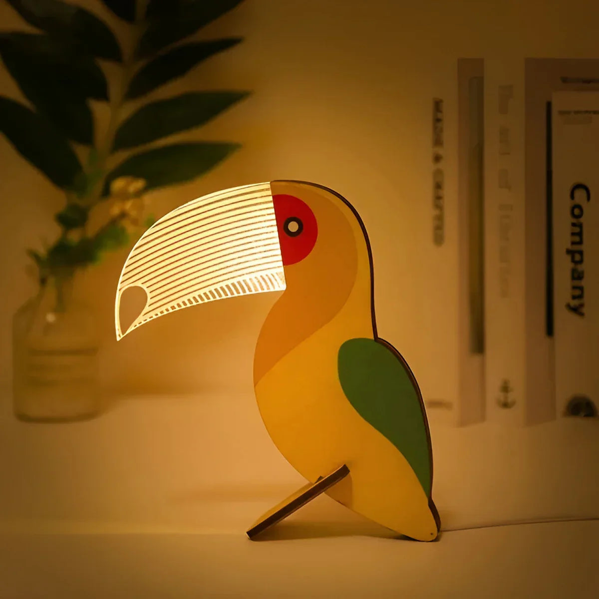 WildGlow | Enchanting Kids Table Lamp with Animal Themes and Soft LED Light 0