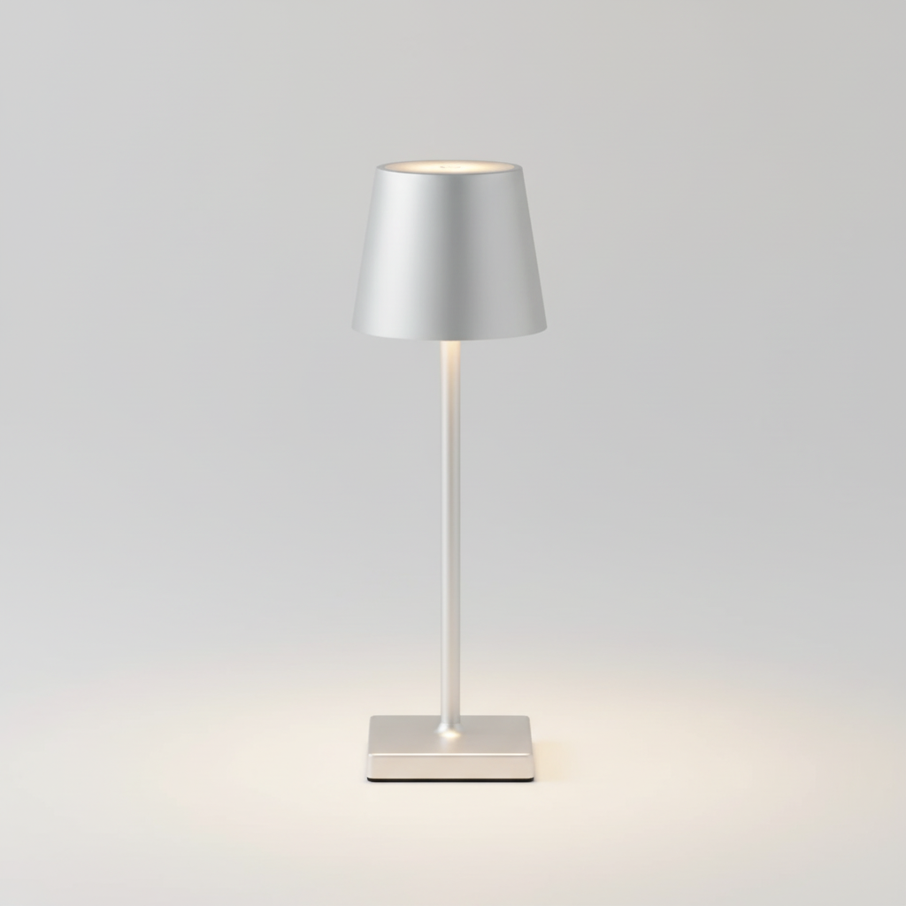 Wireless Table Lamp | Scandinavian Design with Touch Control | Cordless & Waterproof for Indoor and Outdoor Use 7