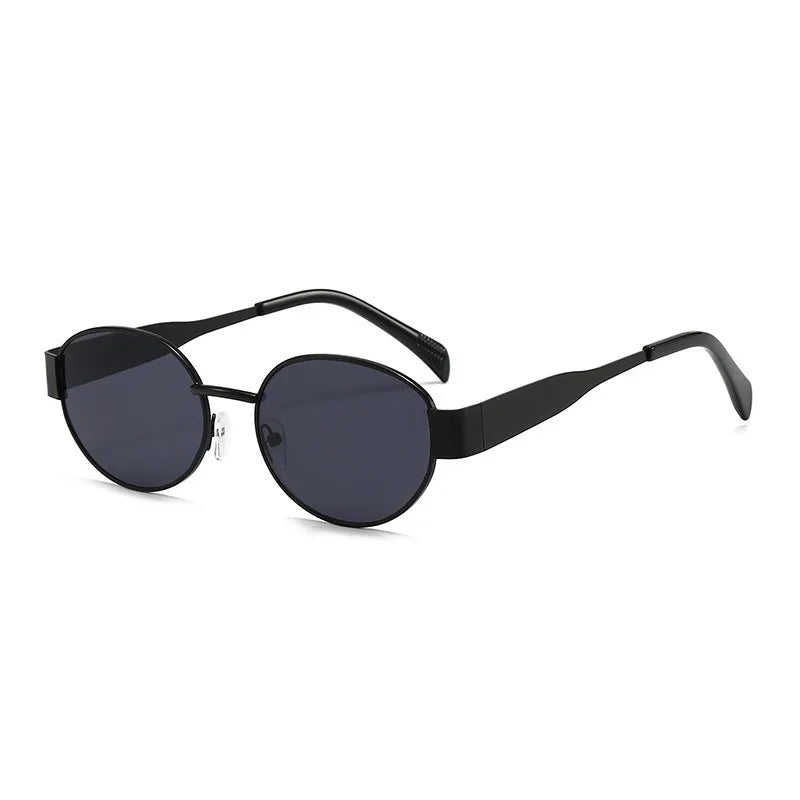 Women's Lightweight Oval Sunglasses - Elegant Slim Frame for Timeless Summer Style 6