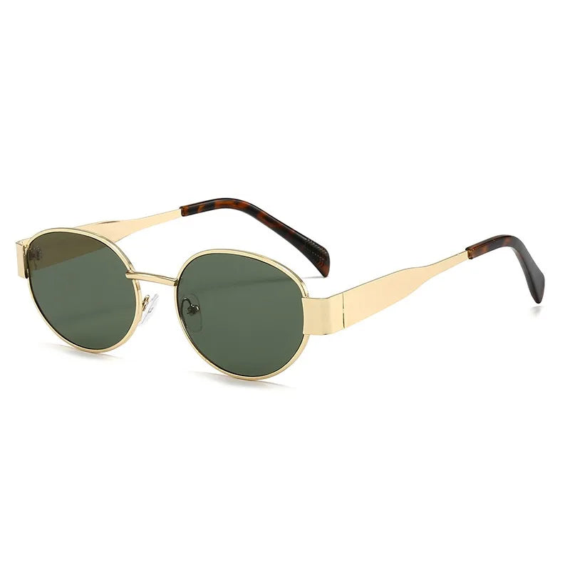 Women's Lightweight Oval Sunglasses - Elegant Slim Frame for Timeless Summer Style 7