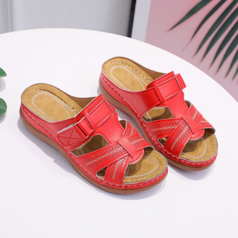 Women's Non-slip Orthopedic Leather Sandals - Luxurious Comfort and Support 12