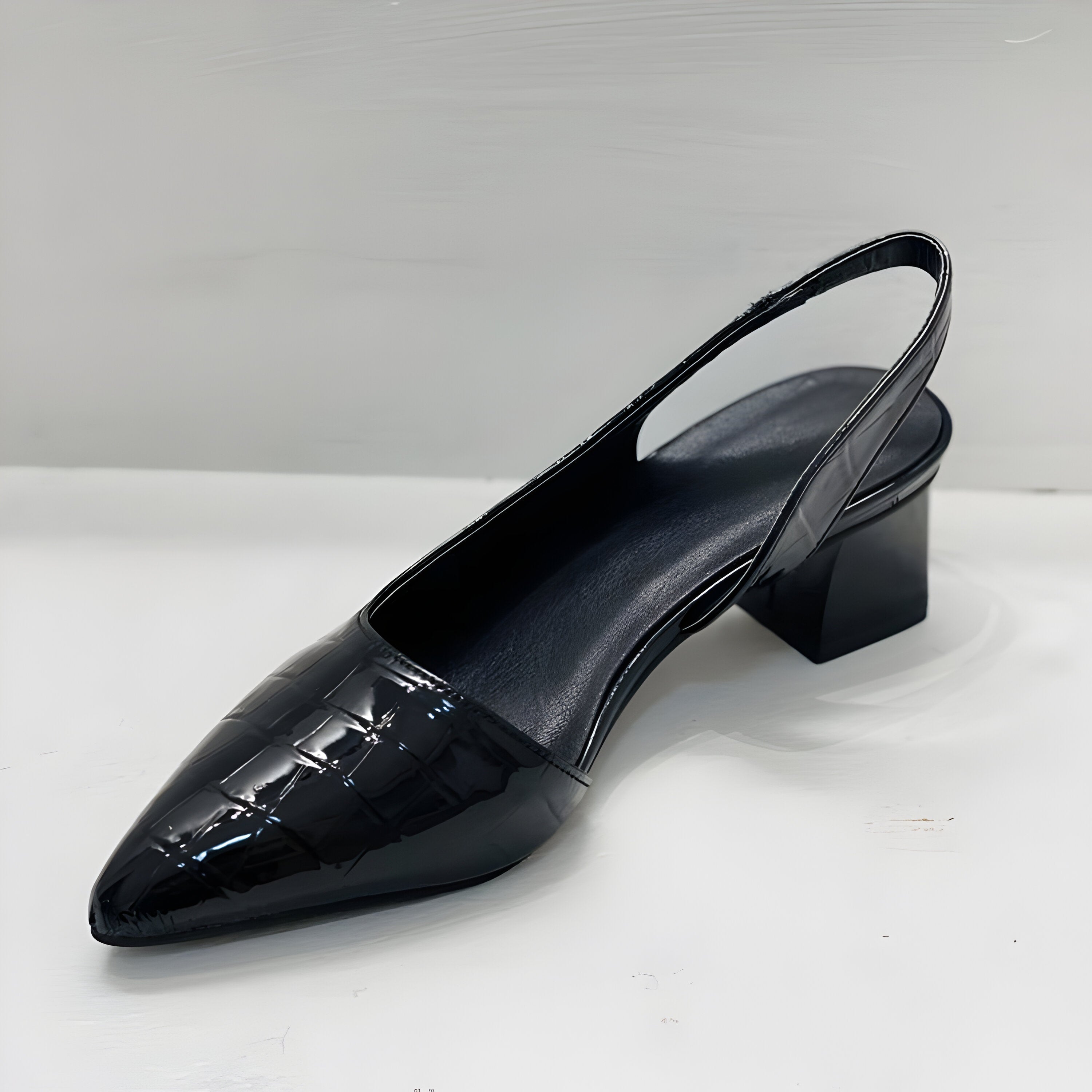 Women's Orthopedic Black Heels - Stylish Supportive Footwear for All-Day Comfort 3