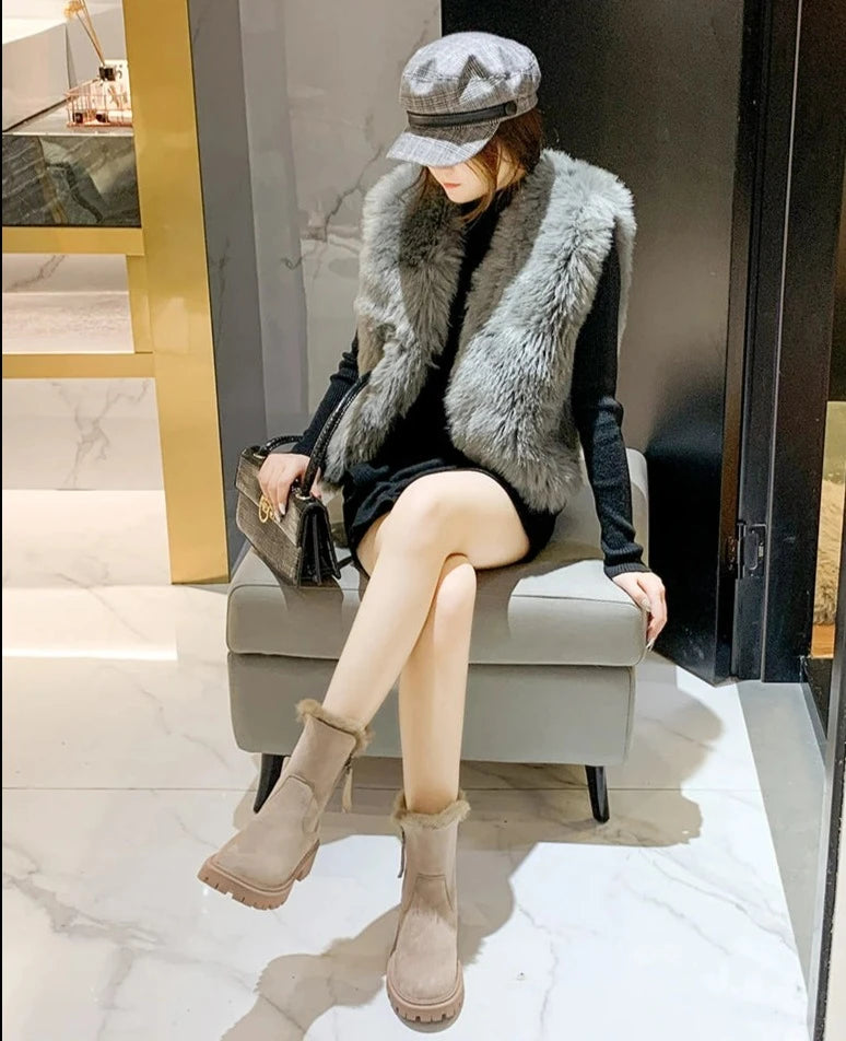 Women's Padded Snow Boots - Cozy and Stylish Winter Footwear for Cold Weather 1