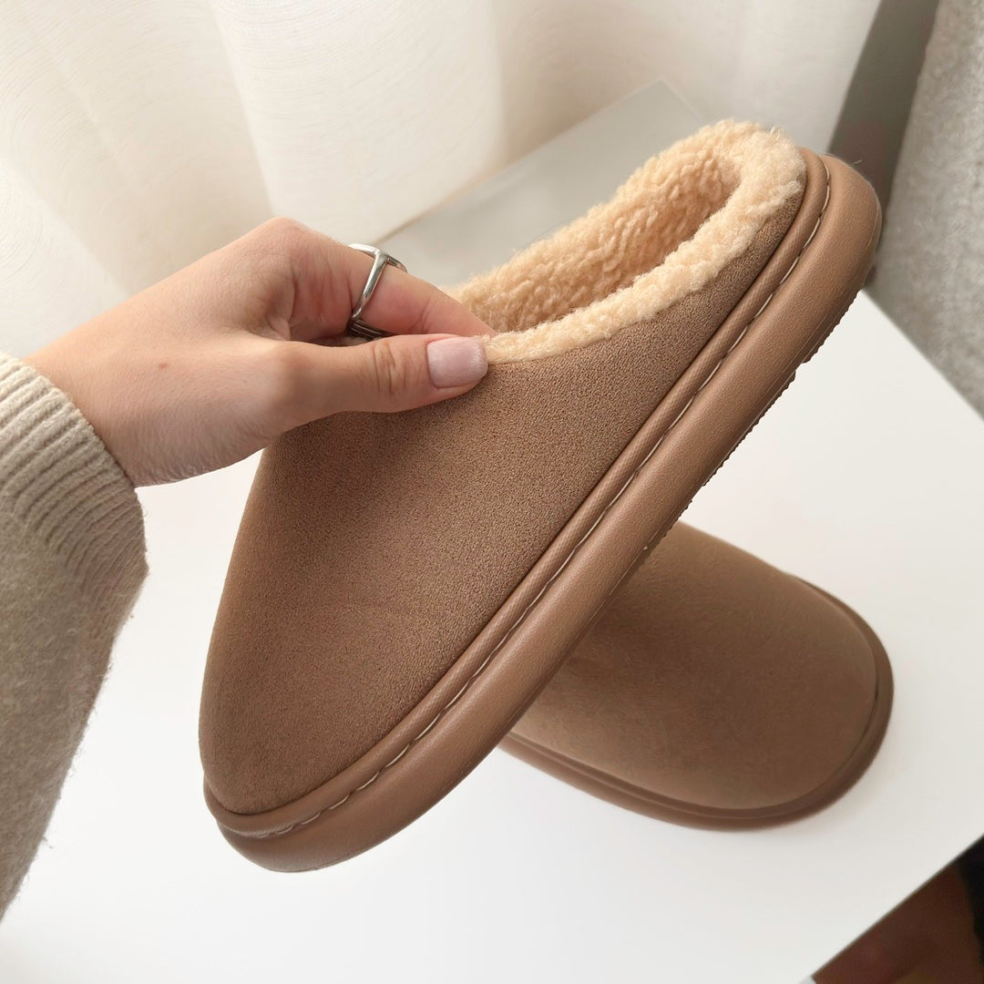 Women's Plush House Slippers - Cozy Suede-Like Footwear for All-Day Comfort 2