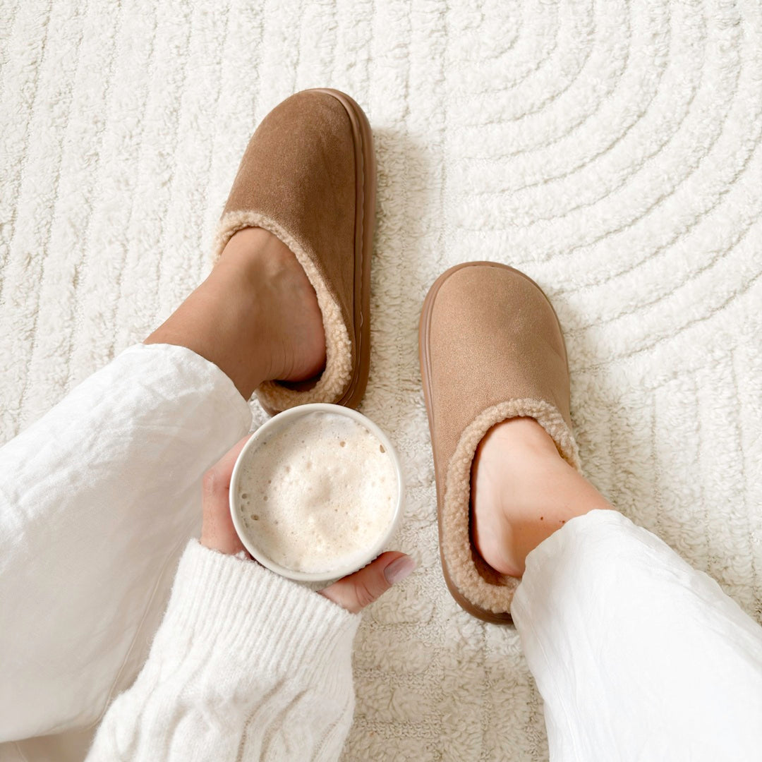Women's Plush House Slippers - Cozy Suede-Like Footwear for All-Day Comfort 3