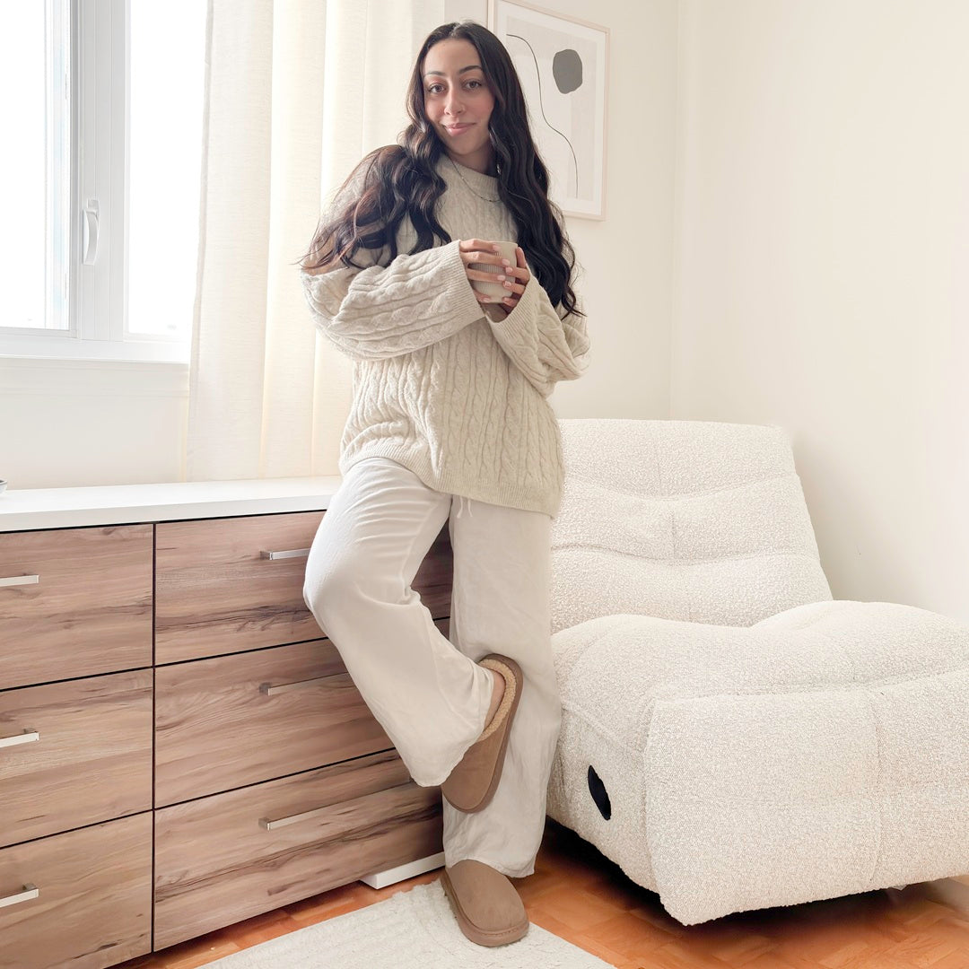 Women's Plush House Slippers - Cozy Suede-Like Footwear for All-Day Comfort 4