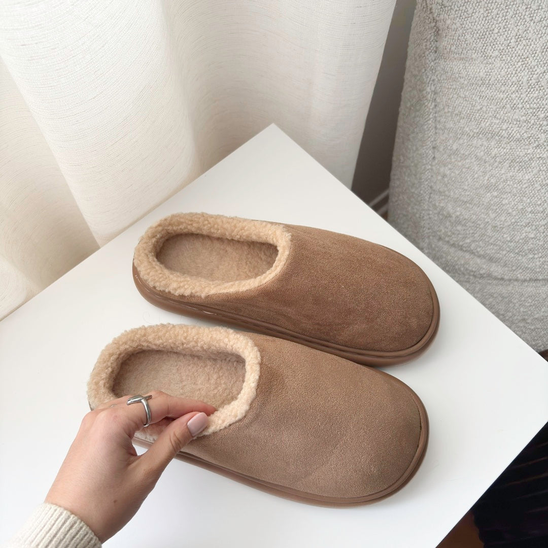 Women's Plush House Slippers - Cozy Suede-Like Footwear for All-Day Comfort 6