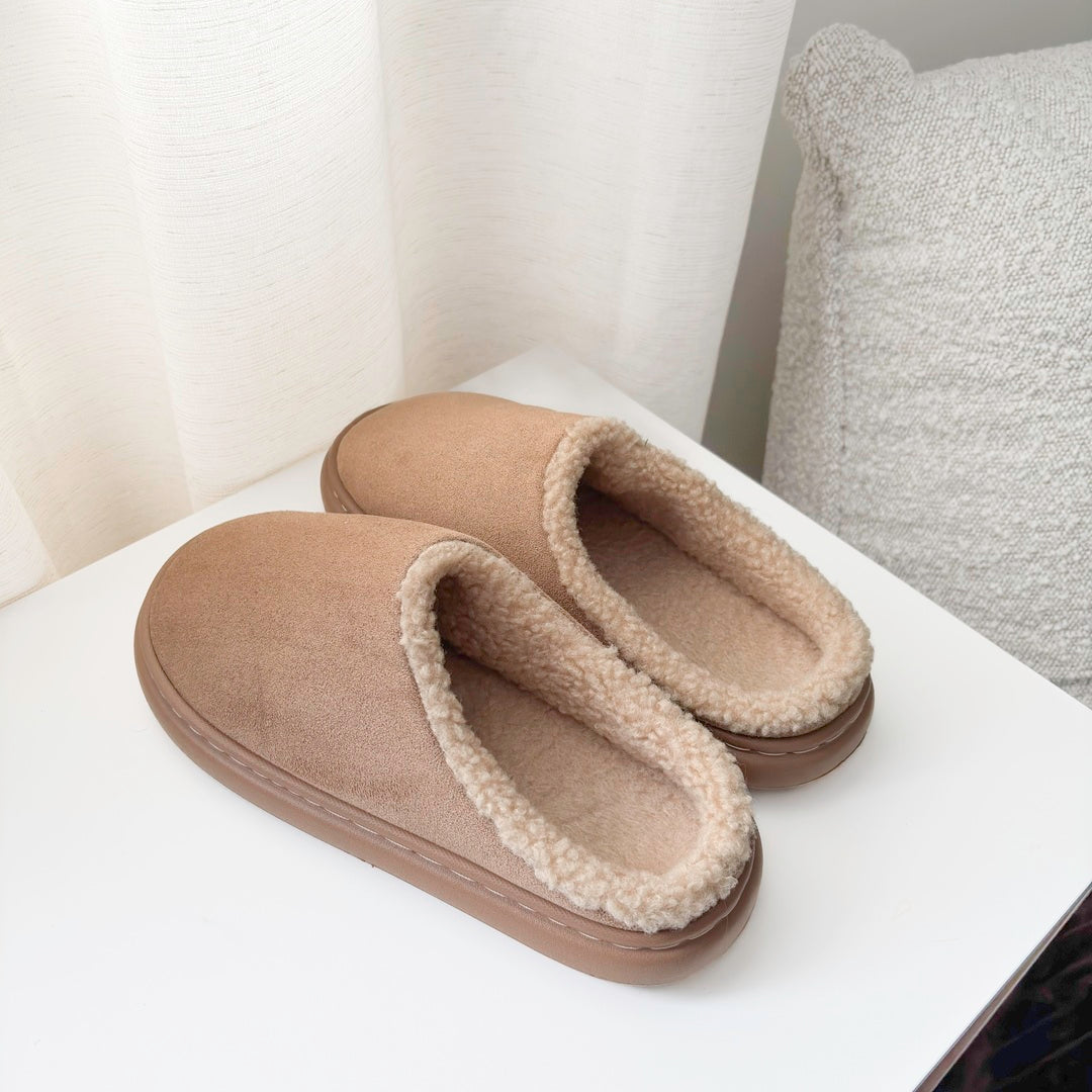 Women's Plush House Slippers - Cozy Suede-Like Footwear for All-Day Comfort 8